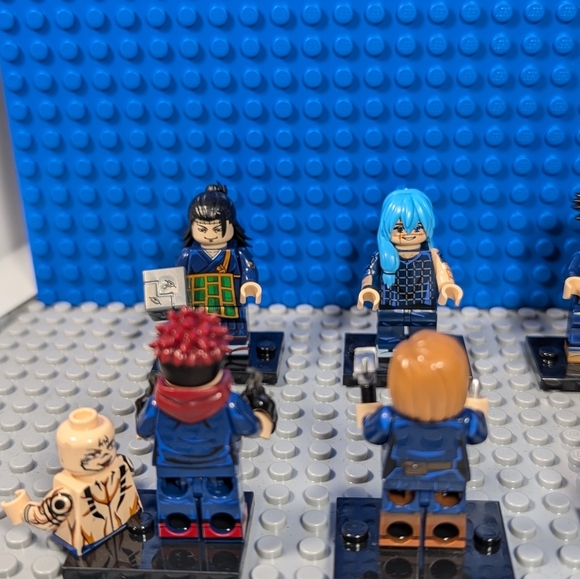 8 Minifigures- Jujutsu Kaisen Anime Building Block Toy Collectible Action Figure - Picture 4 of 8